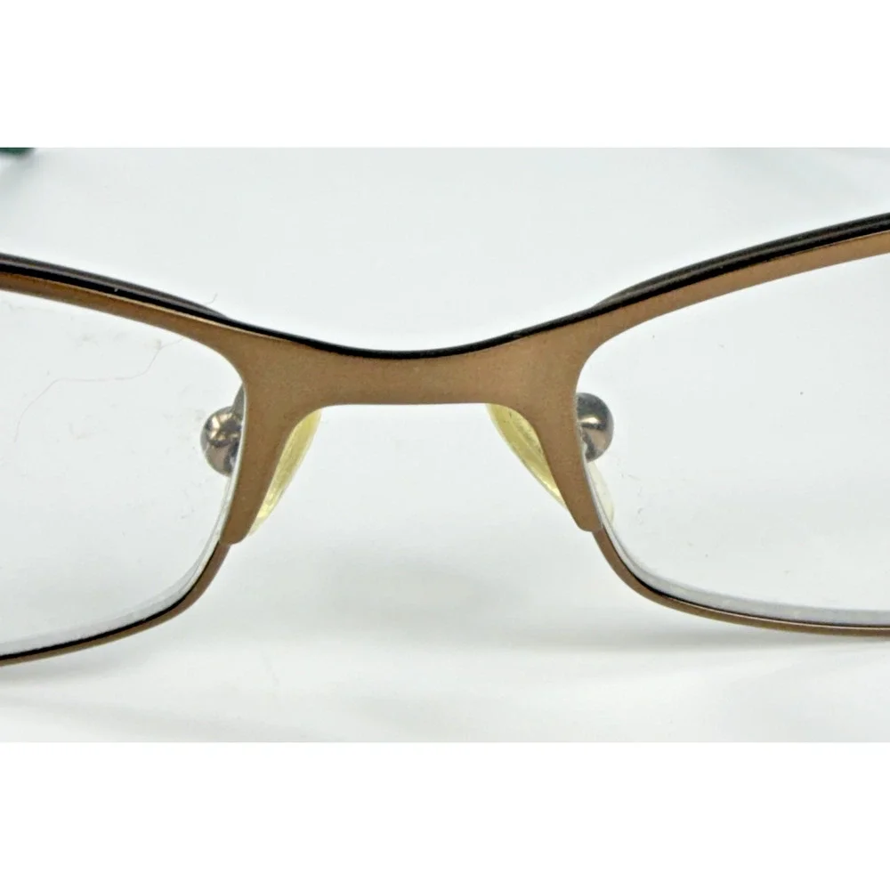 Wildflower 135 Brown Emerald Womens Rect 53-16-135mm Eyeglasses FRAMES ONLY